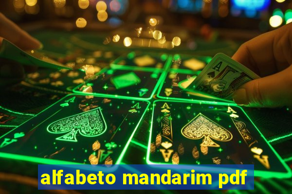 alfabeto mandarim pdf